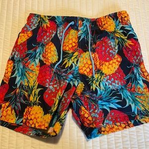 Men’s Pineapple Swim Trunks
